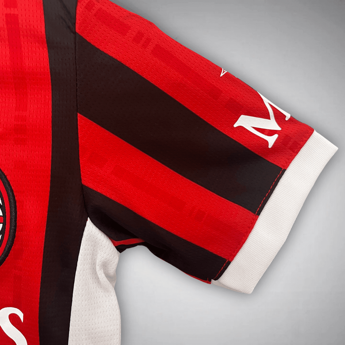 24/25 AC Milan Home Kids Size Kit from FootballPrestige.com - Premium Football Kits