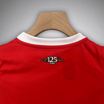24/25 AC Milan Home Kids Size Kit from FootballPrestige.com - Premium Football Kits