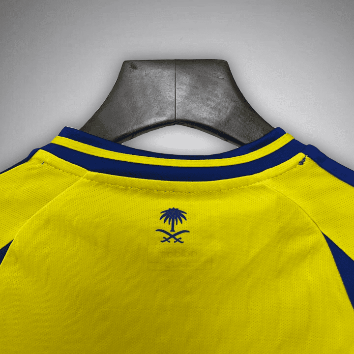 24/25 Al-Nassr Home Kids Size Kit from FootballPrestige.club - Premium Football Kits