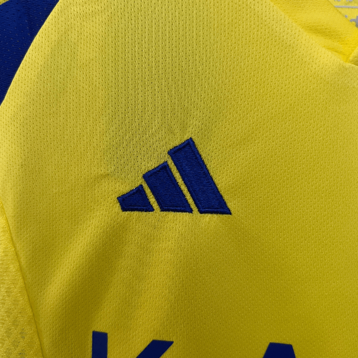 24/25 Al-Nassr Home Kids Size Kit from FootballPrestige.club - Premium Football Kits