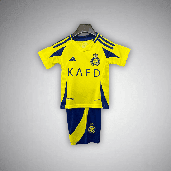 24/25 Al - Nassr Home Kids Size Kit from FootballPrestige.com - Premium Football Kits