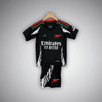24/25 Arsenal Away Kids Size Kit from FootballPrestige.com - Premium Football Kits
