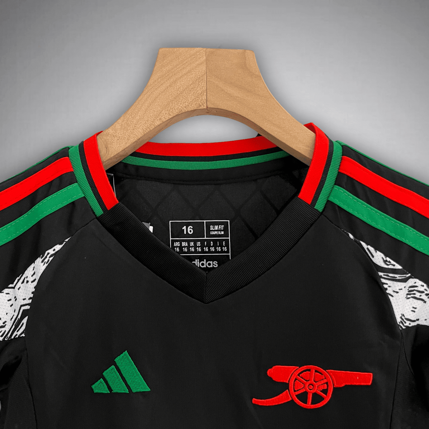 24/25 Arsenal Away Kids Size Kit from FootballPrestige.com - Premium Football Kits