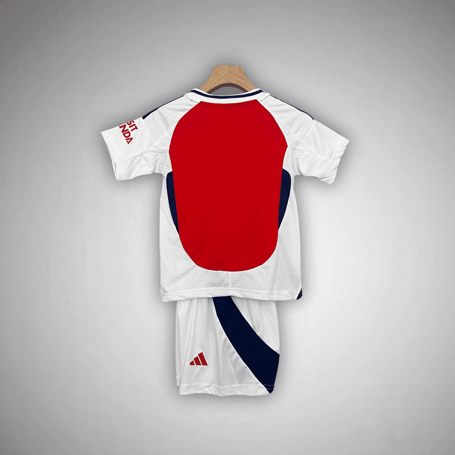 24/25 Arsenal Home Kids Size Kit from FootballPrestige.club - Premium Football Kits