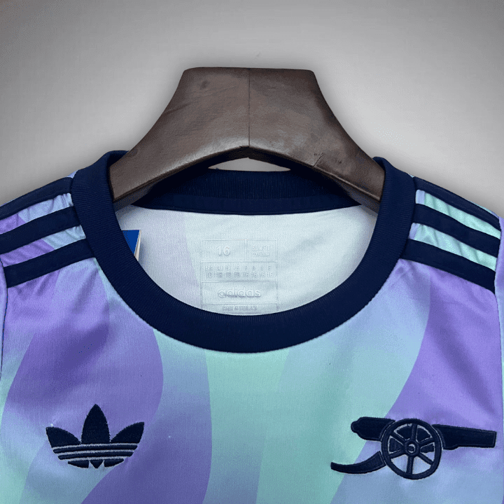 24/25 Arsenal Third Kids Size Kit from FootballPrestige.com - Premium Football Kits
