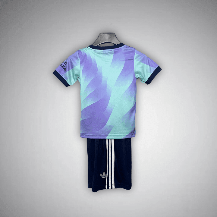 24/25 Arsenal Third Kids Size Kit from FootballPrestige.club - Premium Football Kits