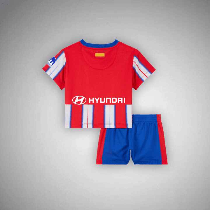 24/25 Atletico Madrid Home Kids Size Kit from FootballPrestige.com - Premium Football Kits