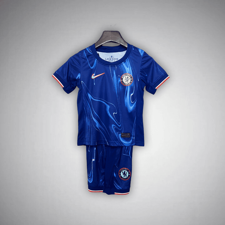 24/25 Chelsea Home Kids Size Kit from FootballPrestige.com - Premium Football Kits