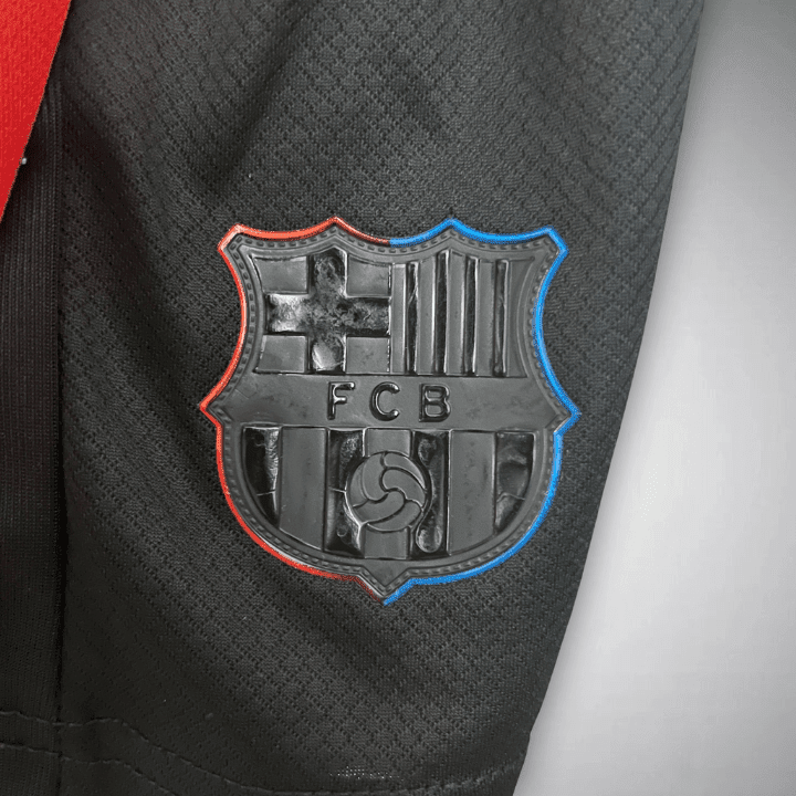 24/25 FC Barcelona Away Kids Size Kit from FootballPrestige.com - Premium Football Kits