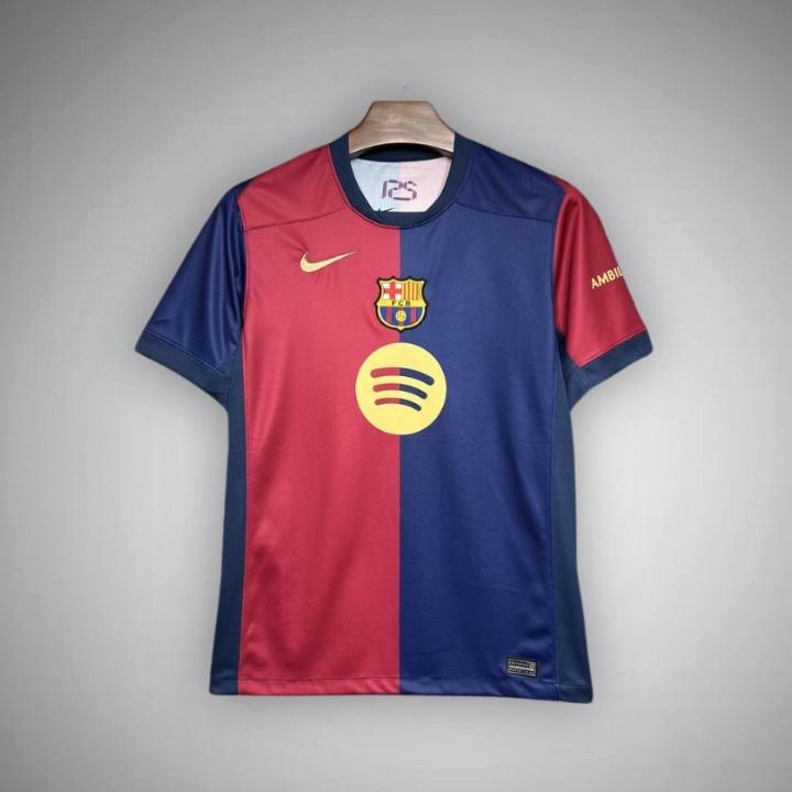 24/25 FC Barcelona Home Premium Kit from FootballPrestige.com - Premium Football Kits