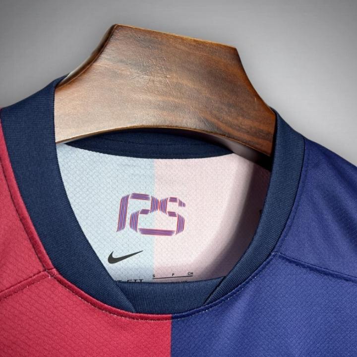 24/25 FC Barcelona Home Premium Kit from FootballPrestige.club - Premium Football Kits