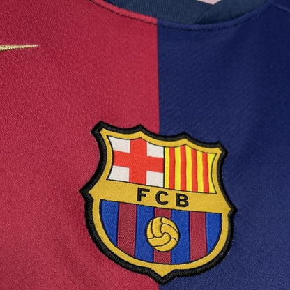 24/25 FC Barcelona Home Premium Kit from FootballPrestige.com - Premium Football Kits