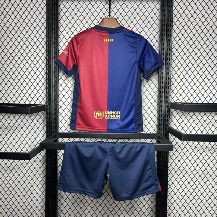 24/25 FC Barcelona Home Premium Kit from FootballPrestige.club - Premium Football Kits