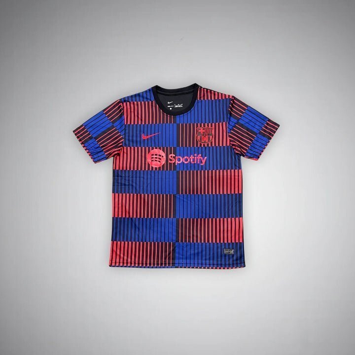 24/25 FC Barcelona Pre - Match Premium Kit from FootballPrestige.com - Premium Football Kits