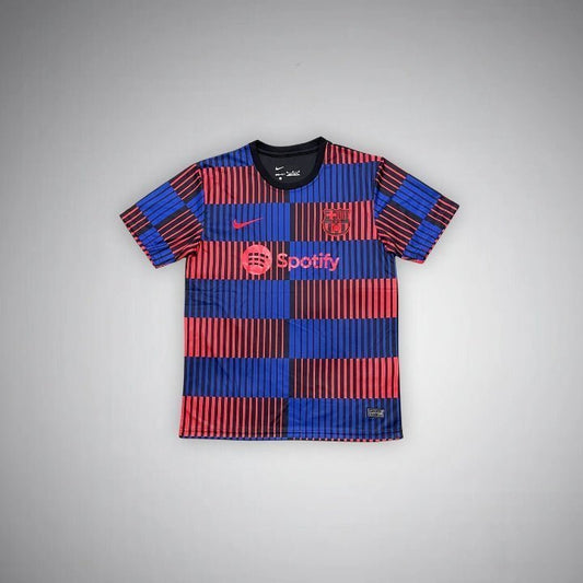 24/25 FC Barcelona Pre - Match Premium Kit from FootballPrestige.com - Premium Football Kits
