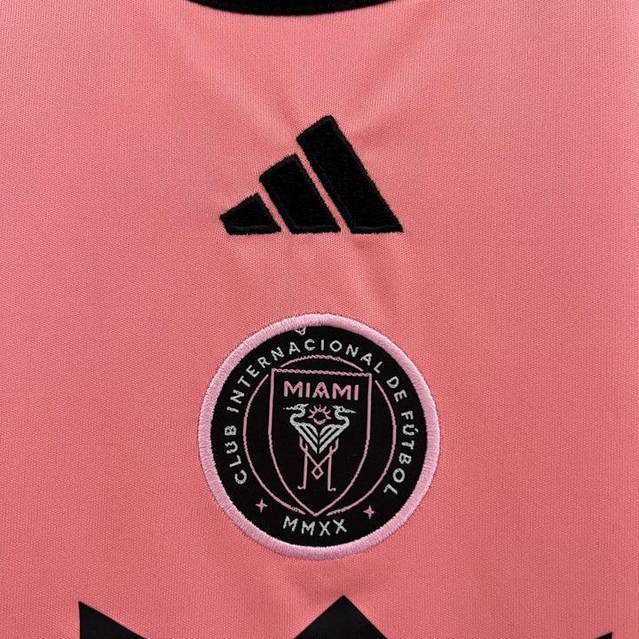 24/25 Inter Miami Home Kids Size Kit from FootballPrestige.com - Premium Football Kits
