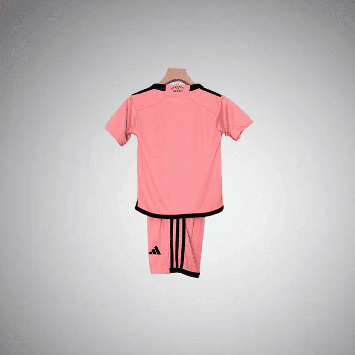 24/25 Inter Miami Home Kids Size Kit from FootballPrestige.club - Premium Football Kits