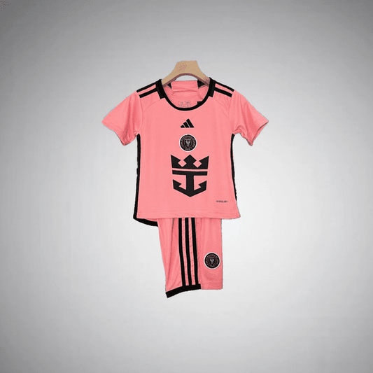 24/25 Inter Miami Home Kids Size Kit from FootballPrestige.com - Premium Football Kits