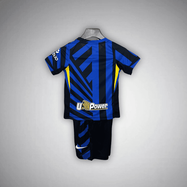 24/25 Inter Milan Home Kids Size Kit from FootballPrestige.com - Premium Football Kits