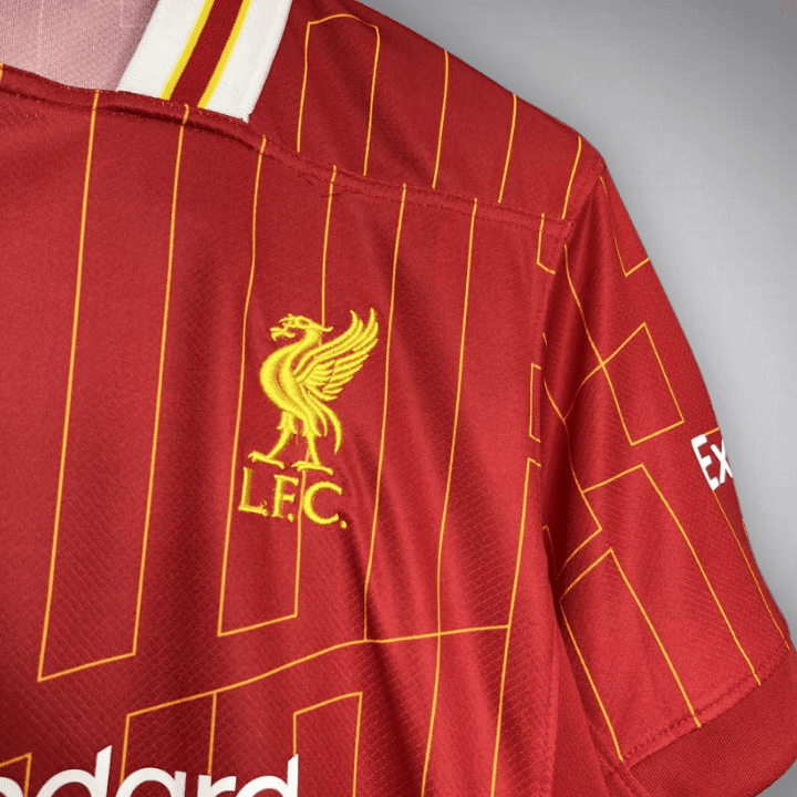 24/25 Liverpool Home Kit from FootballPrestige.com - Premium Football Kits