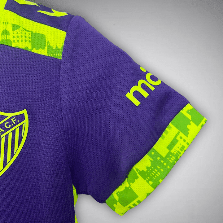 24/25 Málaga Away Kids Size Kit from FootballPrestige.com - Premium Football Kits