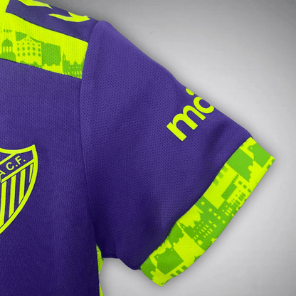24/25 Málaga Away Kids Size Kit from FootballPrestige.com - Premium Football Kits