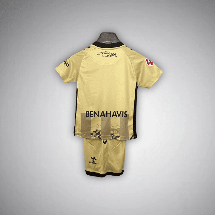 24/25 Málaga Third Away Kids Size Kit from FootballPrestige.club - Premium Football Kits