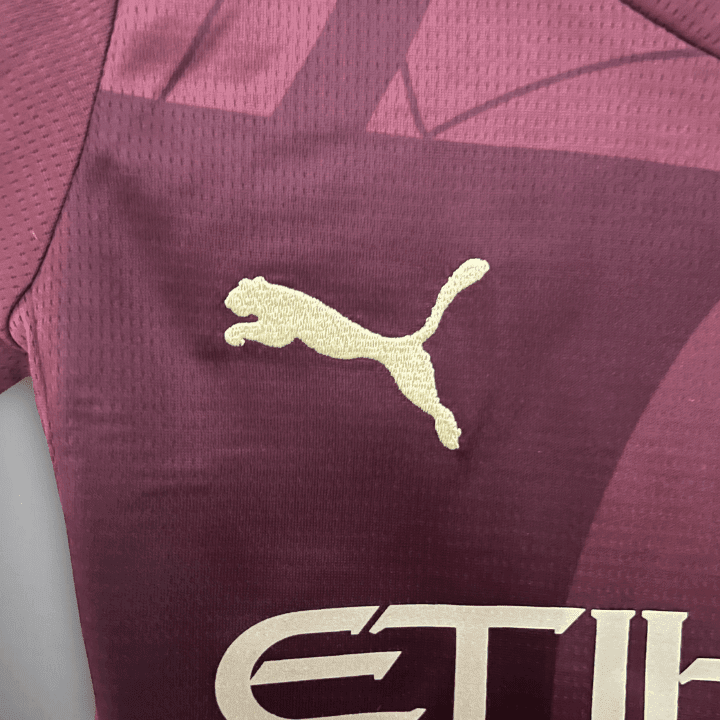 24/25 Manchester City Third Kids Size Kit from FootballPrestige.com - Premium Football Kits
