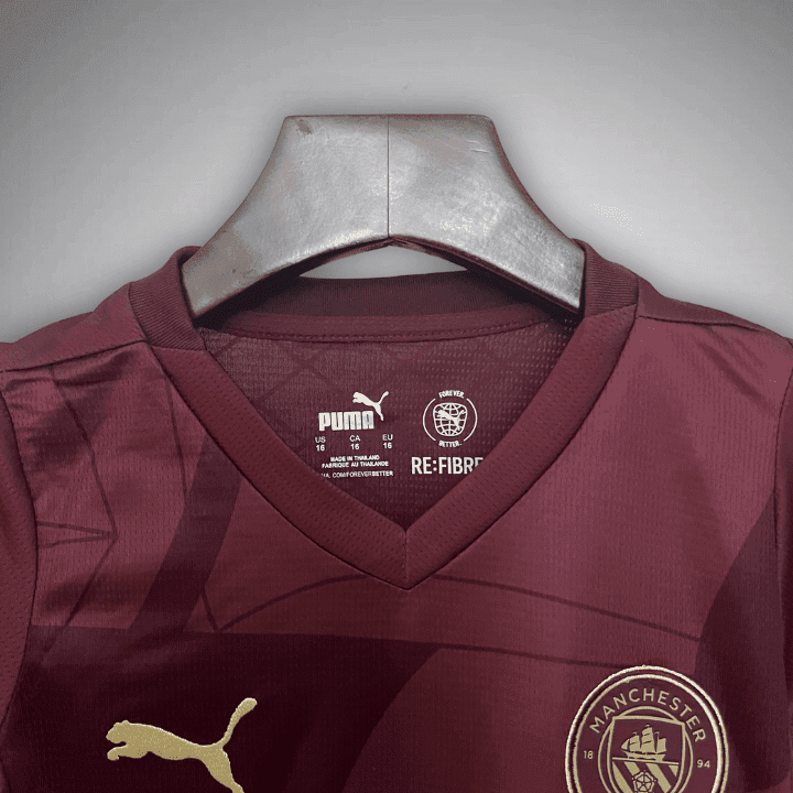 24/25 Manchester City Third Kids Size Kit from FootballPrestige.club - Premium Football Kits
