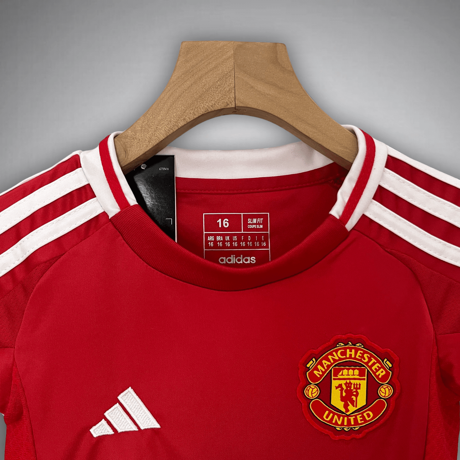 24/25 Manchester United Home Kids Size Kit - Premium Quality Kits at FootballPrestige.store