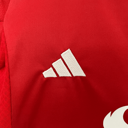 24/25 Manchester United Home Kids Size Kit - Premium Quality Kits at FootballPrestige.store
