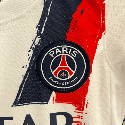 24/25 PSG Away Kids Size Kit from FootballPrestige.shop - Premium Concept kits