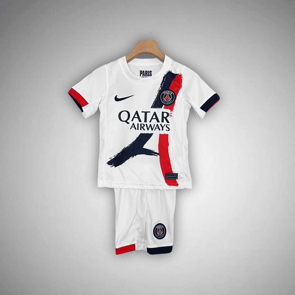 24/25 PSG Away Kids Size Kit from FootballPrestige.shop - Premium Concept kits