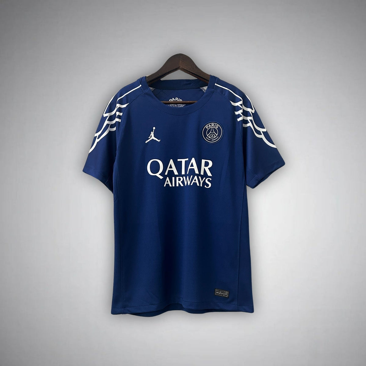 24/25 PSG x Jordan 4th Kit from FootballPrestige.shop - Premium Concept kits