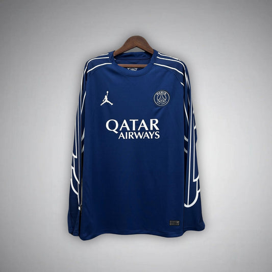 24/25 PSG x Jordan 4th Long Sleeve Kit from FootballPrestige.shop - Premium Concept kits