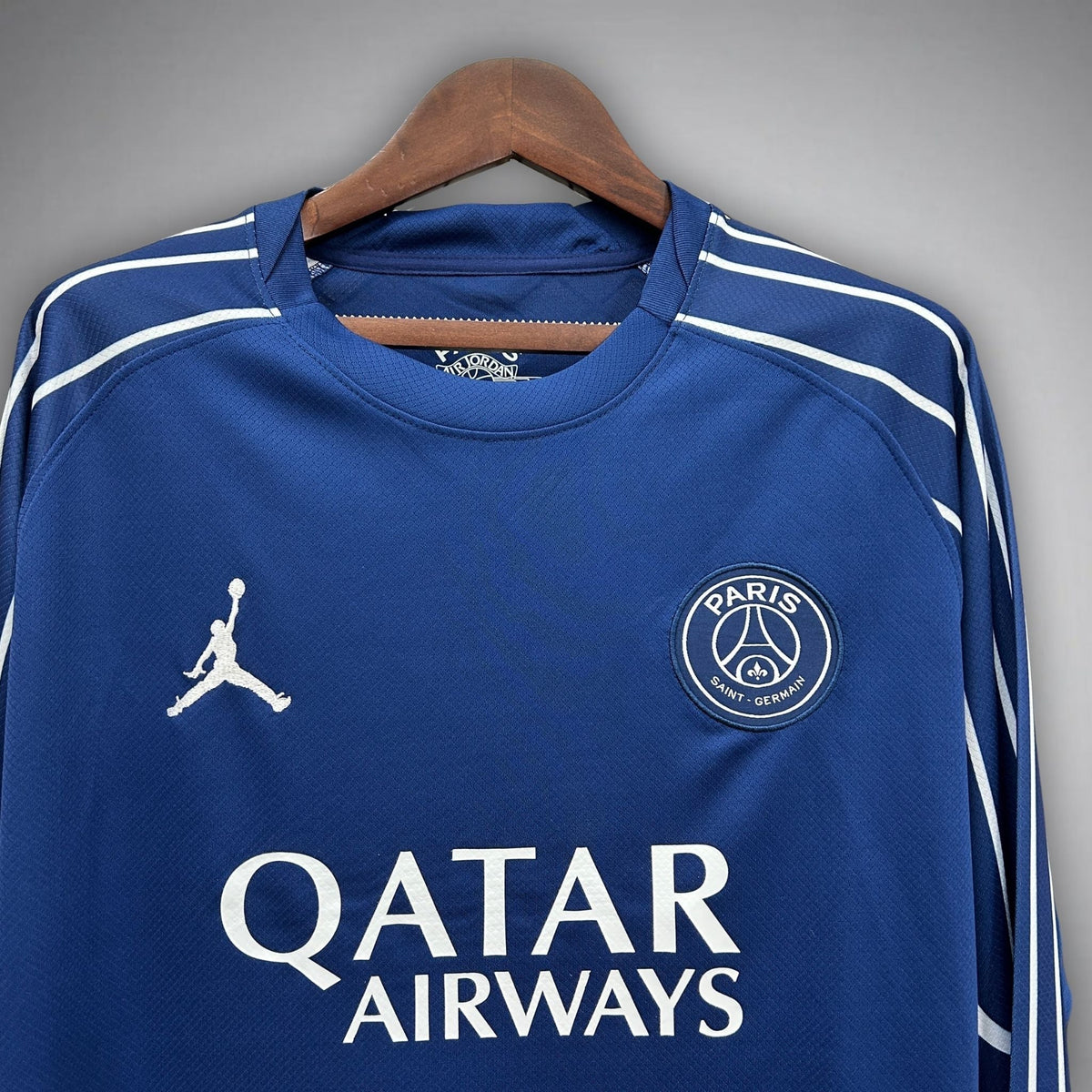 24/25 PSG x Jordan 4th Long Sleeve Kit from FootballPrestige.shop - Premium Concept kits