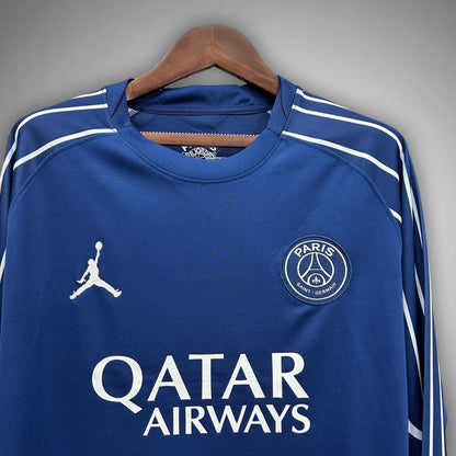 24/25 PSG x Jordan 4th Long Sleeve Kit from FootballPrestige.shop - Premium Concept kits