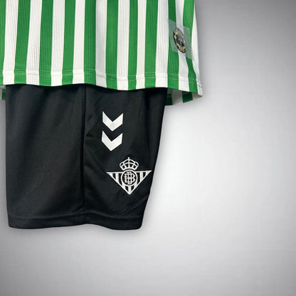 24/25 Real Betis Home Kids Size Kit from FootballPrestige.com - Premium Football Kits