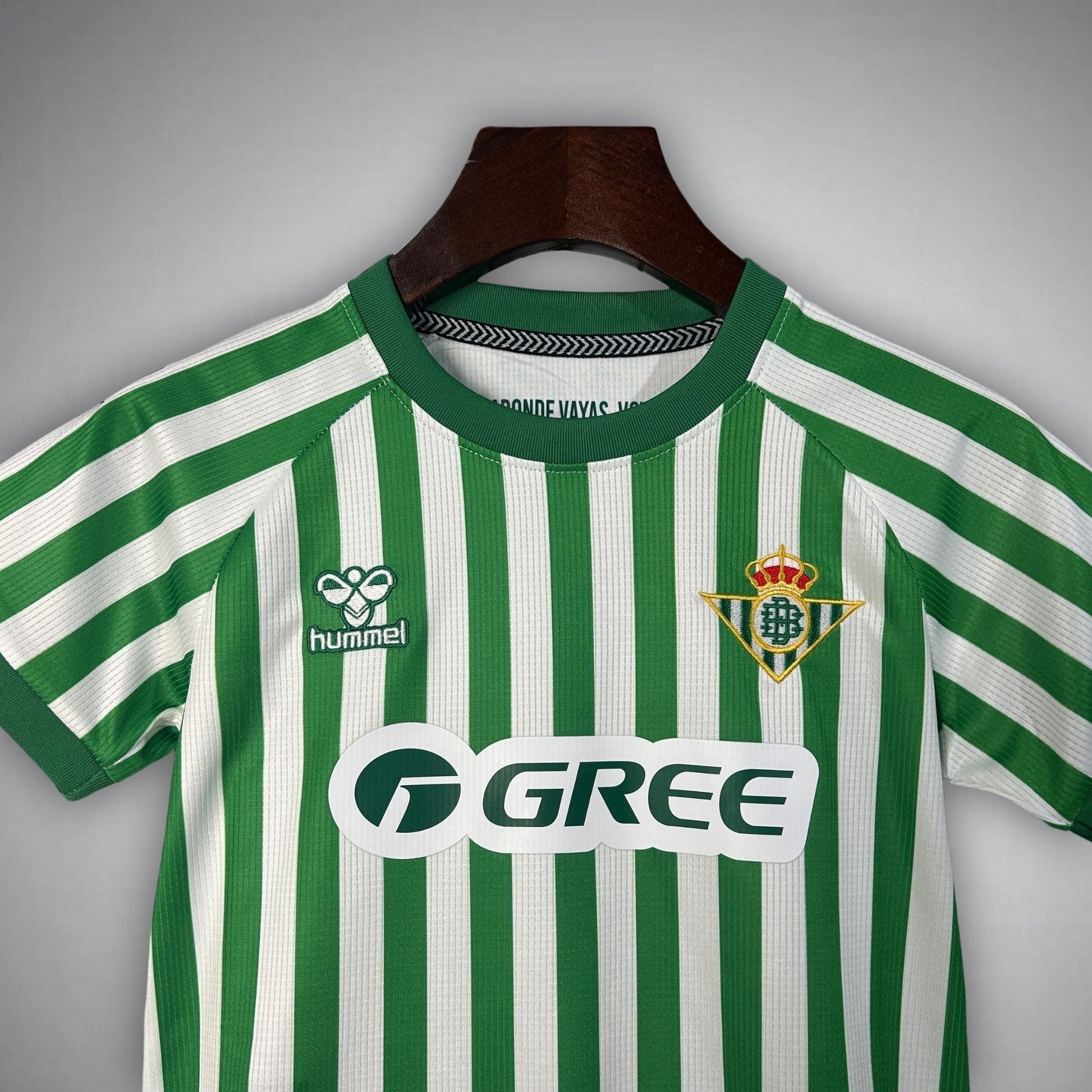 24/25 Real Betis Home Kids Size Kit from FootballPrestige.com - Premium Football Kits