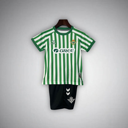 24/25 Real Betis Home Kids Size Kit from FootballPrestige.com - Premium Football Kits