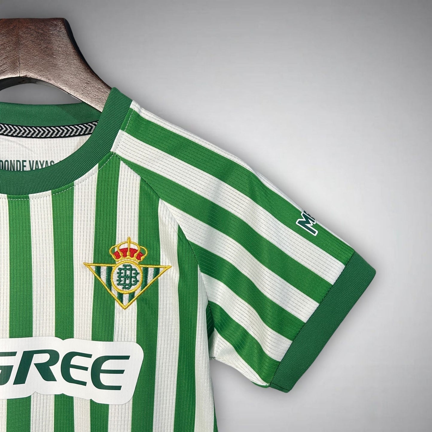 24/25 Real Betis Home Kids Size Kit from FootballPrestige.com - Premium Football Kits