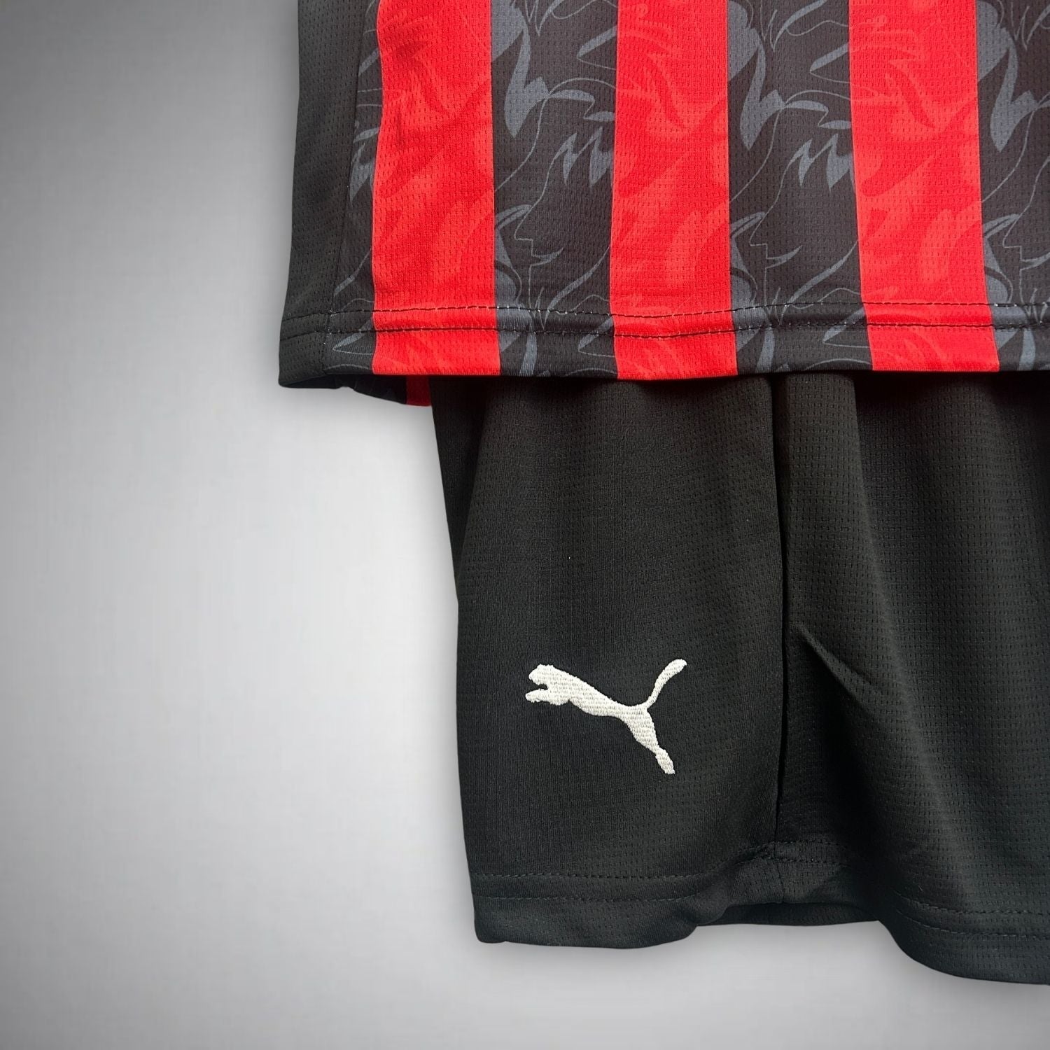 25/26 AC Milan Home Kids Size Kit from FootballPrestige.club - Premium Football Kits