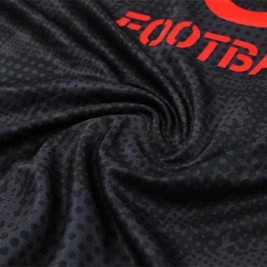 25/26 AC Milan Training Black Tracksuit from FootballPrestige.com - Premium Football Kits