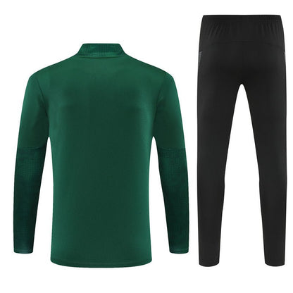 25/26 AC Milan Training Green Tracksuit from FootballPrestige.com - Premium Football Kits
