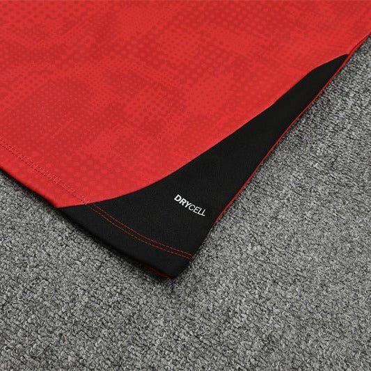 25/26 AC Milan Training Red Tracksuit from FootballPrestige.com - Premium Football Kits