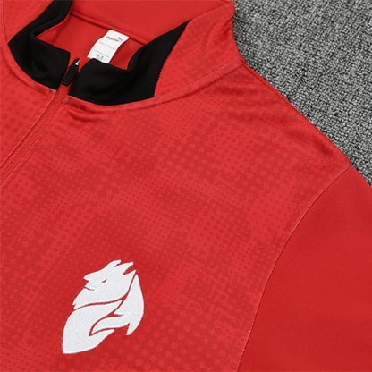 25/26 AC Milan Training Red Tracksuit from FootballPrestige.com - Premium Football Kits