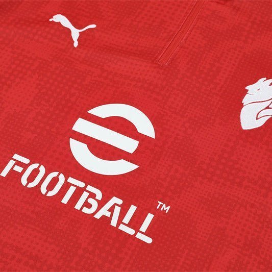 25/26 AC Milan Training Red Tracksuit from FootballPrestige.com - Premium Football Kits