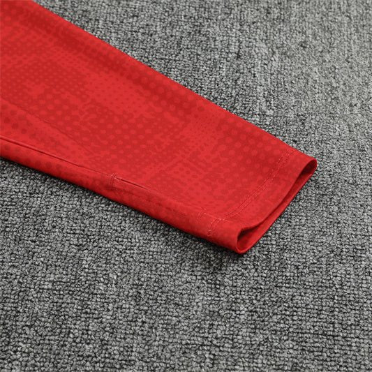 25/26 AC Milan Training Red Tracksuit from FootballPrestige.com - Premium Football Kits
