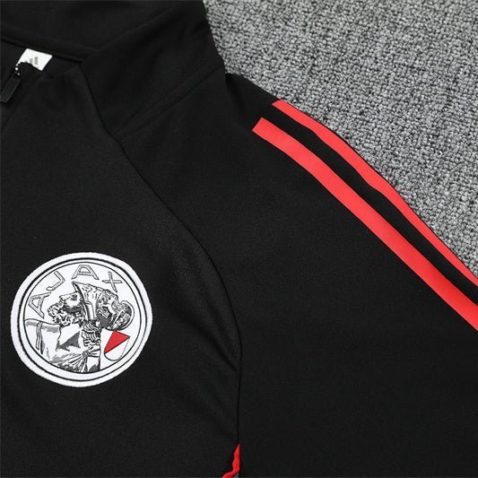25/26 Ajax Amsterdam Training Black Kids Size Tracksuit from FootballPrestige.com - Premium Football Kits