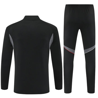 25/26 Ajax Amsterdam Training Black Tracksuit from FootballPrestige.com - Premium Football Kits